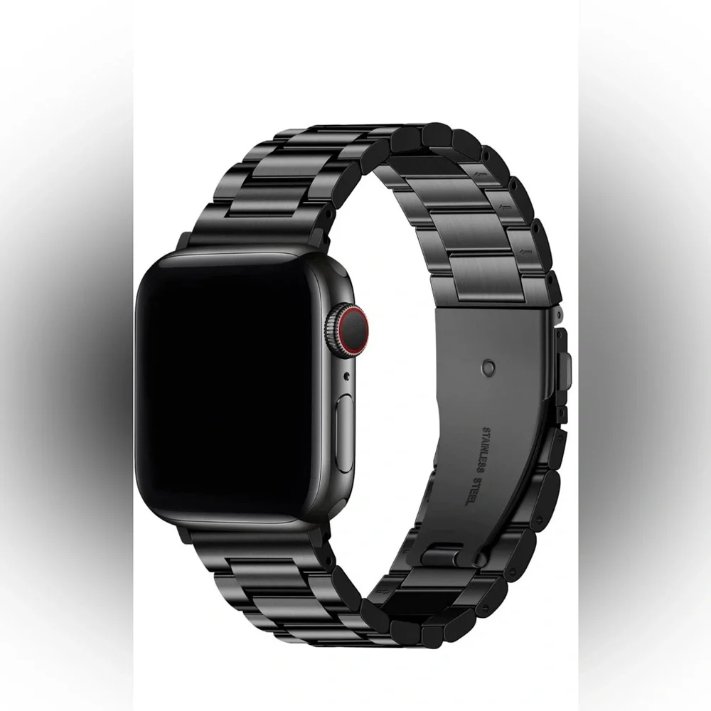 Stainless Steel iWatch Band with Case for Apple Watch Series